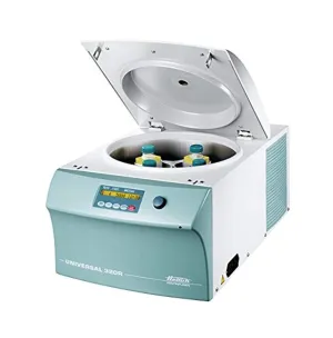 Hettich 320RPLATE Model Universal 320R Plate Benchtop Centrifuge with Temperature Control, 10 Places, Microtiter Tube, 115V