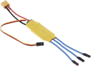 High Power 40A Brushless ESC with XT60-Plug C Perfect for Multi-Aircraft & Helicopters C Metal Controller for High DC Motors C Li-Poly 2-3s C for Enthusiasts & Hobbyists