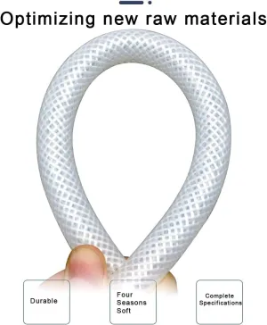 High-Quality Silicone Rubber Tubing - 3.3Ft Flexible Clear Hose for Liquid & Gas Transfer(8 * 12mm*1m)