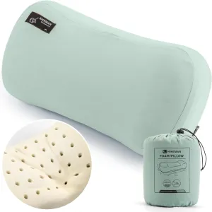 HIKEMAN Camping Memory Foam Pillow - Ultralight Washable Camping Essentials Backpacking Travel Pillow for Outdoor Camp, Sport, Airplanes, Hiking(Wathet)