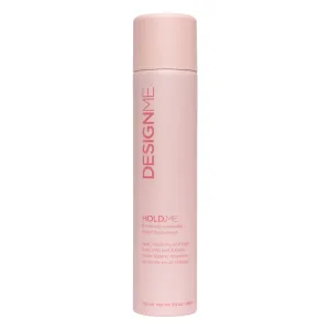 HOLD.ME Three-Way Hairspray by DESIGNME | Multi-Purpose Styling Spray for Hold and Volume | Provides Heat Protection & Shine | Flexible Hold, Fast-Drying and Long-Lasting for All Hair Types