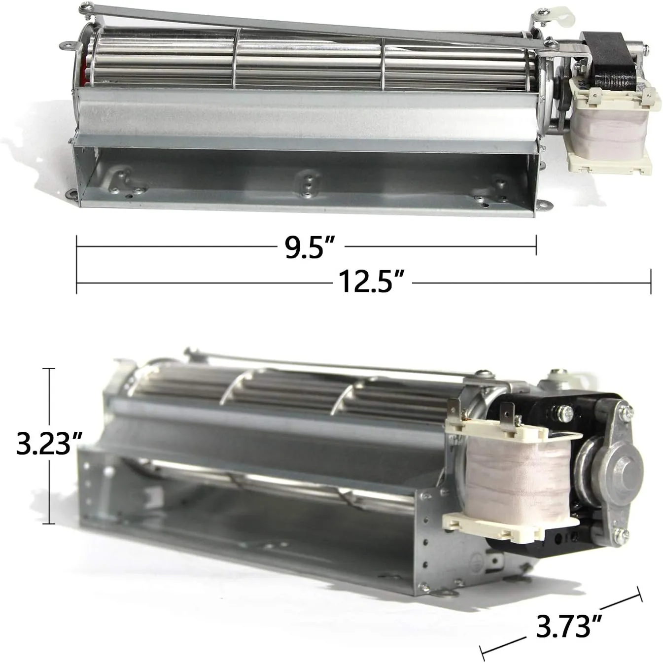 Hongso GFK4 FK4 GFK4A GFK4B Replacement Fireplace Blower Fan KIT with Ball Bearings for em3030lh-85，Heatilator NDV4236I, Majestic, Vermont Castings, Monessen, CFM, Northern Flame