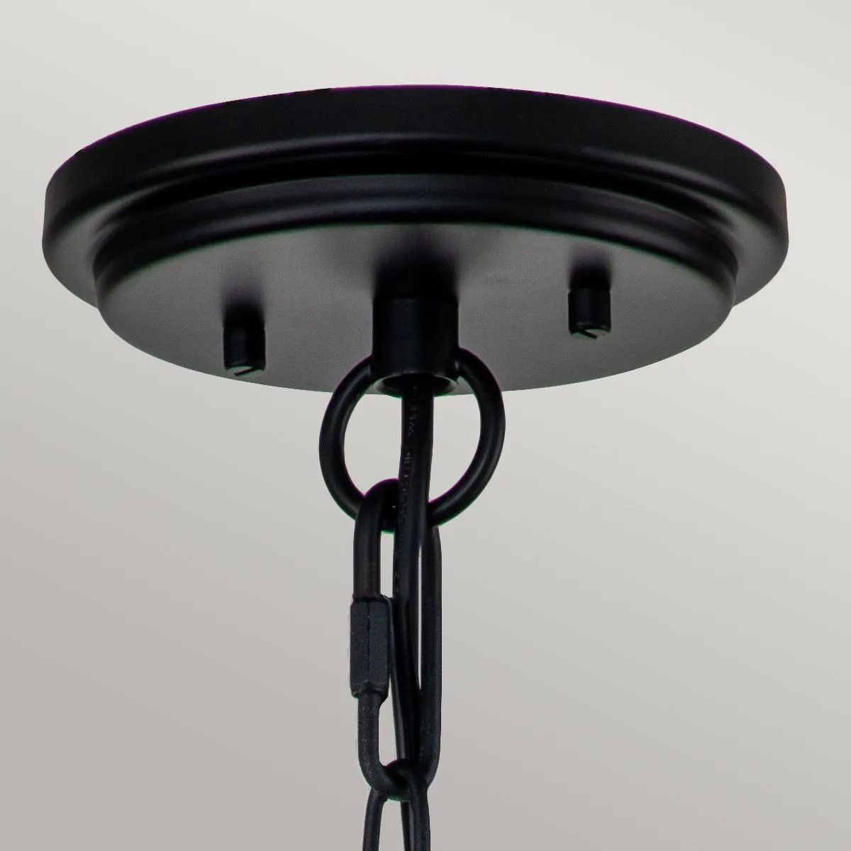 Huntersfield 1 Light Small Chain Lantern | Black