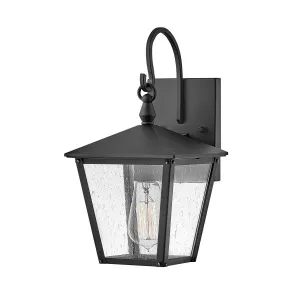 Huntersfield 1 Light Small Wall Lantern | Black