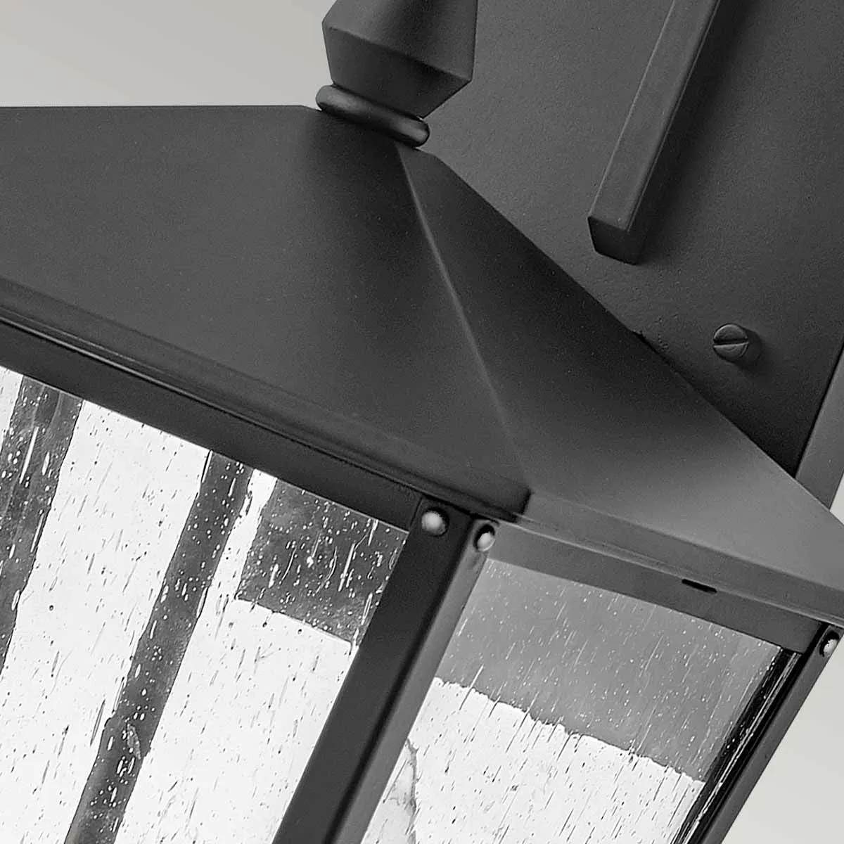 Huntersfield 2 Light Medium Wall Lantern | Black