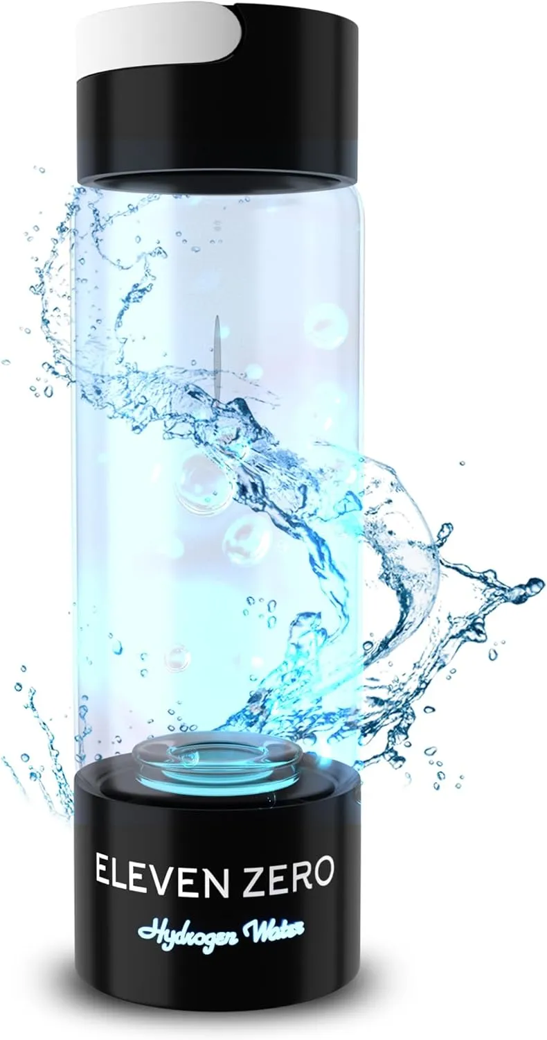 HYDRA - Hydrogen Water Bottle, Large Capacity Hydrogen Water Bottle Generator, Hydrogen Water Generator, Glass Water Bottle, Easy to Clean, PEM SPE Filter - Best Hydrogen Water Bottle 2024