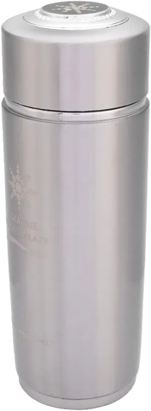 Hydrated Water Bottle, Smart Water Bottle Portable Nano Balance Bottle Nano Cup Nano Energy Bottle Energy Water Bottle Hydro Bottle for Outdoor Gym Fitness (Silver)