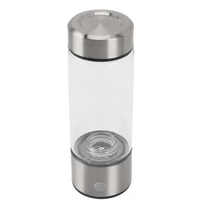 Hydrogen Rich Water Generator Hydrogen Water Bottle 420ml Rechargeable Portable Hydrogen Water Generator Hydrogen Rich Water Glass Health Cup for Home Office