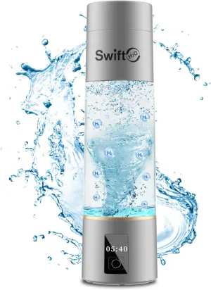 Hydrogen Water Bottle 2024 with PEM SPE Technology, PEM Electrolysis Hydrogen Generator 4000  PPB LED Display, Hydrogen Water Ionizer Machine for Home Office Travel, Gifts for Men and Women