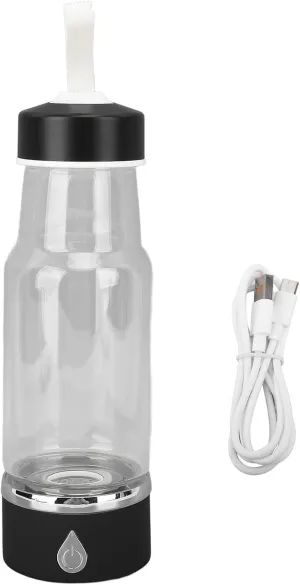 Hydrogen Water Bottle, 420ml Hydrogen Water Ionizer Machine Rechargeable High Concentration Negative Ions Hydrogen Water Generator Bottle, Defult, oa1hxu2p6f