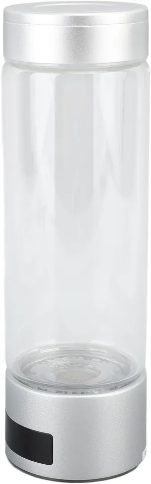 Hydrogen Water Bottle Generator 400ml Portable Rechargeable Hydrogen Rich Water Health Cup Quick Electrolysis for Home Office Travel Exercise Hydrogen Water Bottle