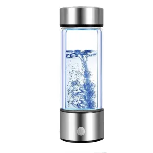 Hydrogen Water Bottle Generator, Portable Rechargeable Hydrogen Water Cup, 420ml Capacity Hydrogen Water Bottle, Hydrogen Water Ionizer, Using SPE/PEM Technology, Convenient for Daily Use