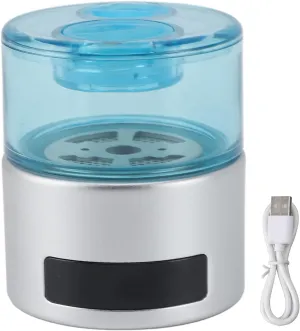Hydrogen Water Bottle Generator USB Rechargeable Waterproof Portable Hydrogen Water Machine for Home Use Blue (Silver)