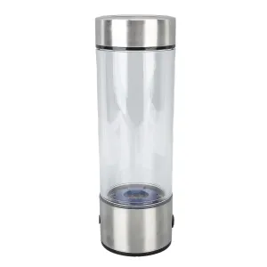 Hydrogen Water Bottle, Portable 440ml Rechargeable Hydrogen Water Generator for Office