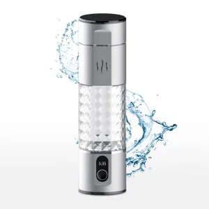 Hydrogen Water Bottle,with PEM SPE Technology, 290ml,Hydrogen Water Generator,Portable Hydrogen Inhalation, Typc-C Rechargeable Hydrogen Water Ionizer Machine for Home Office Travel, zbfc3S