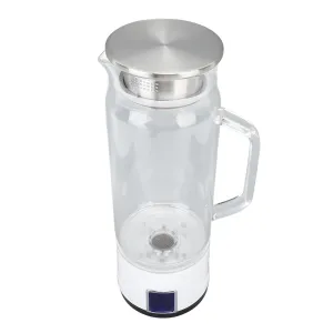 Hydrogen Water Maker 1000ml High Borosilicate Glass Bottle Generator with Handle for Home Fitness Office