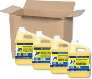 JOY Dishwashing Liquid Lemon, Gallon Bottle 4/Case