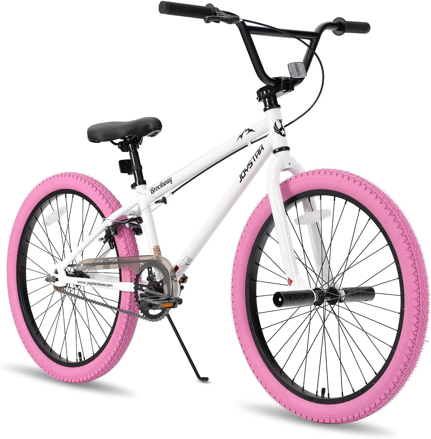 JOYSTAR Brockway Freestyle Kids BMX Bikes 20" 24" Kids Bicycles for 6-14 Years Old Boys Girls and Beginner-Level Riders 2 Pegs Multiple Colors