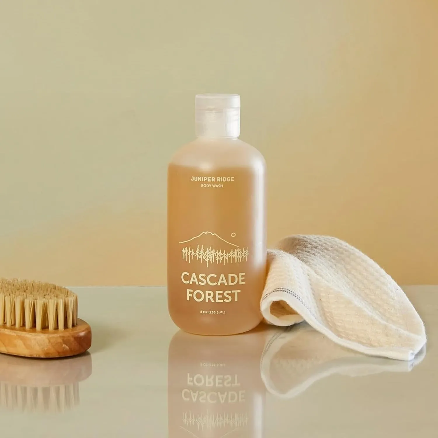 JUNIPER RIDGE Cascade Forest Body Wash - All-Purpose Liquid Castile Soap, Multi-Use Body Wash, Shampoo, Hand Wash, Face Wash, Clean, Vegan, Paraben Free, Preservative Free, 8 oz