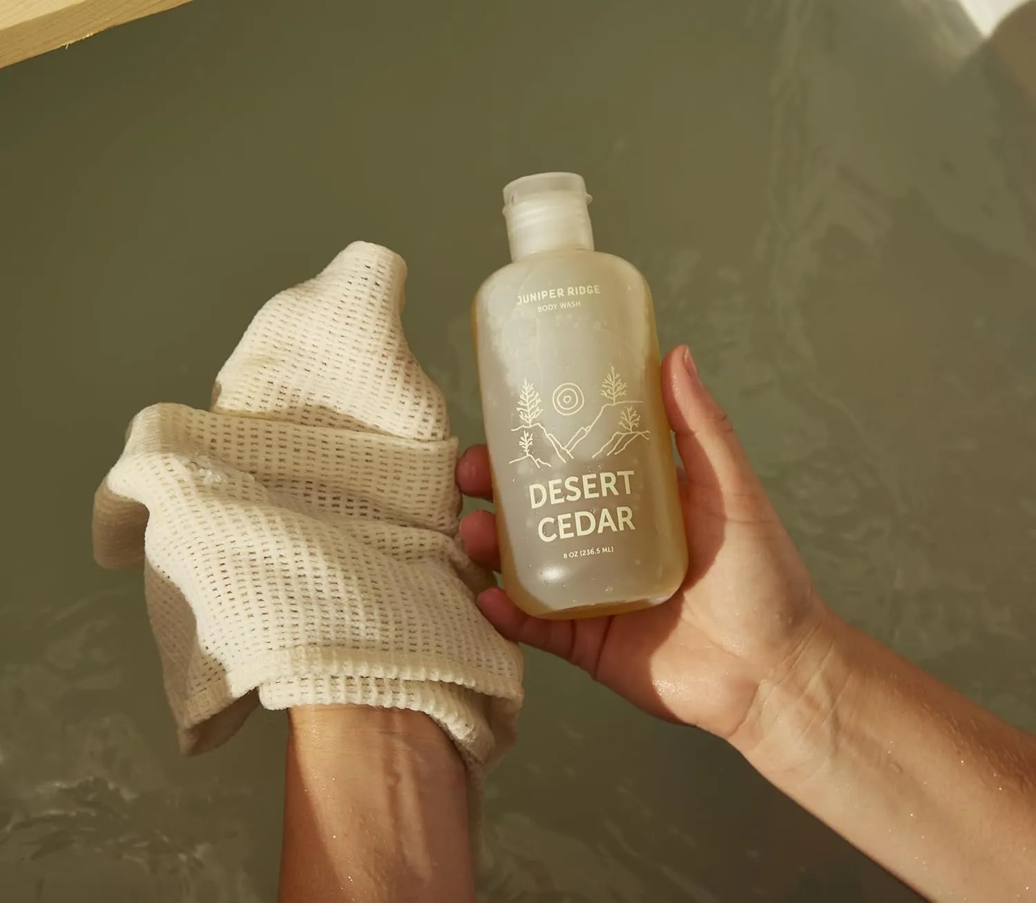 JUNIPER RIDGE Desert Cedar Body Wash - All-Purpose Liquid Castile Soap, Multi-Use Body Wash, Shampoo, Hand Wash, Face Wash, Clean, Vegan, Paraben Free, Preservative Free, 8 oz