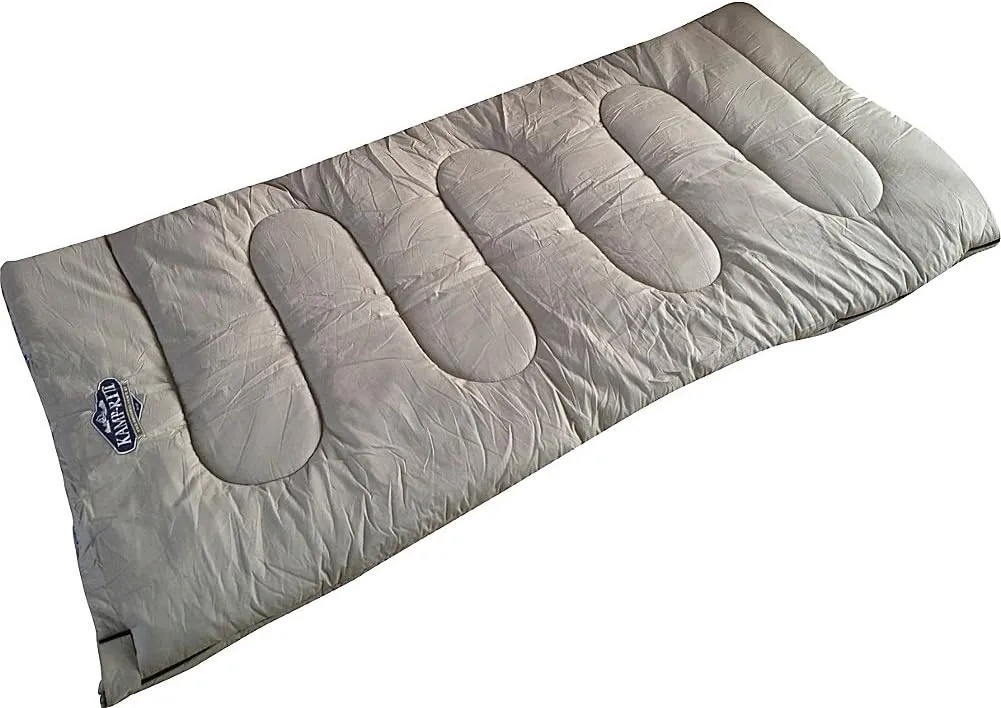 Kamp-Rite 0-Degree Sleeping Bag, King Size, Tan/Blue