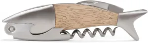Kikkerland Lightwood Fish Corkscrew