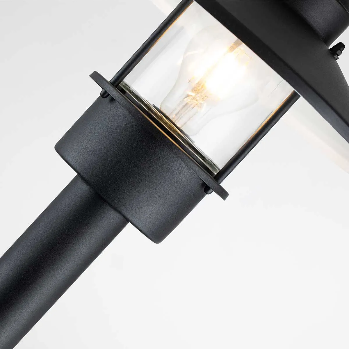Klampenborg 1 Light Bollard | Black