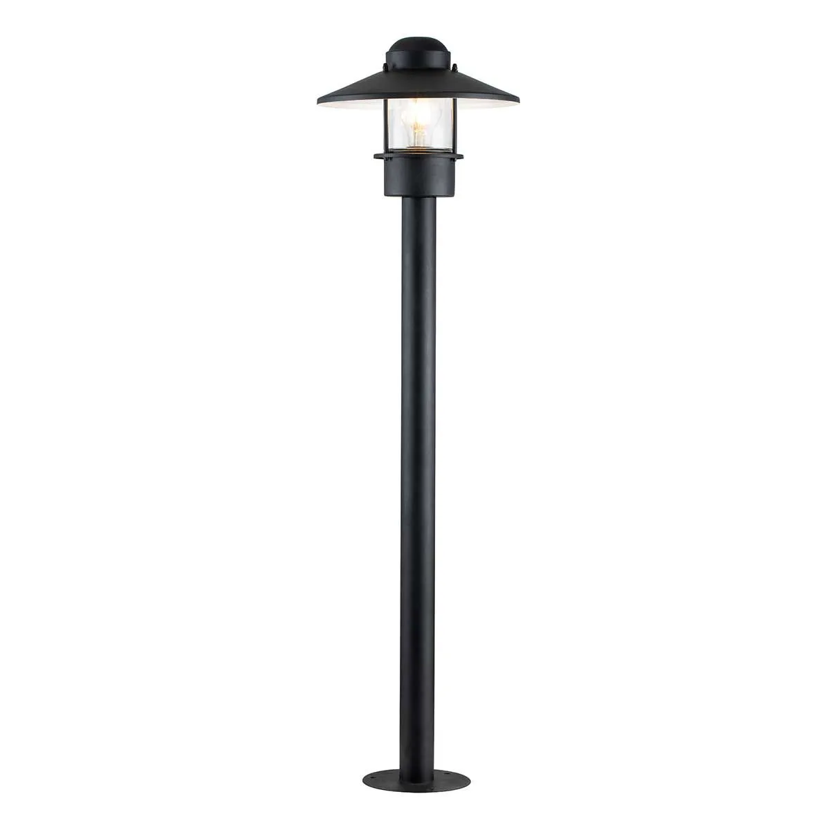 Klampenborg 1 Light Bollard | Black
