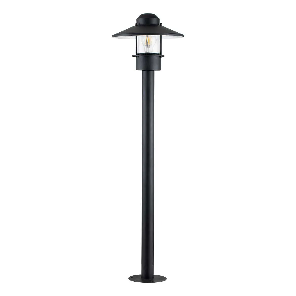Klampenborg 1 Light Bollard | Black