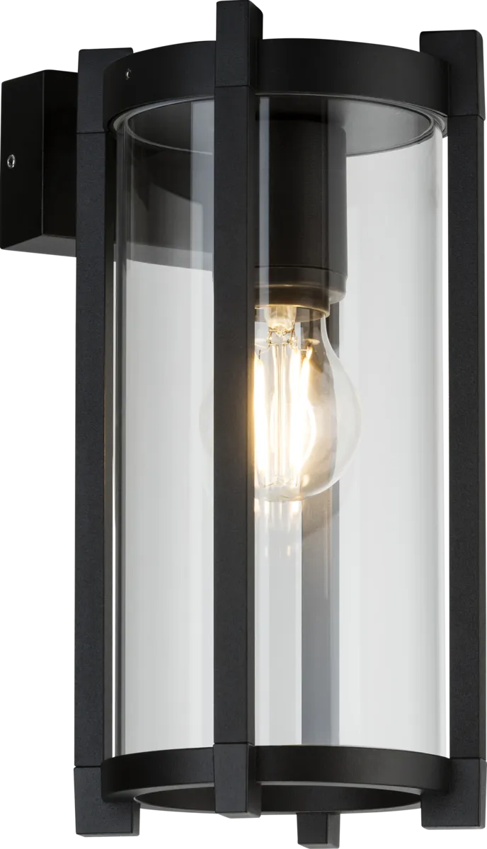 Knightsbridge OLG1W 230V IP54 E27 Cylinder Outdoor Wall Light
