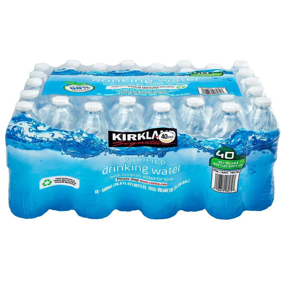 KS Purified Drinking Water, 16.9 oz. 36 bottles