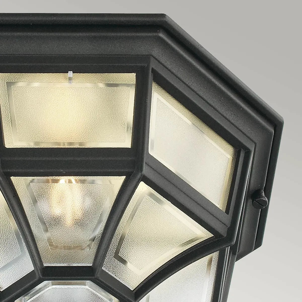 Latina 1 Light Ceiling Light - Black | Black