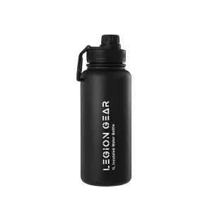 Legion Gear 1000ml Vacuum Insulated Bottle - Black