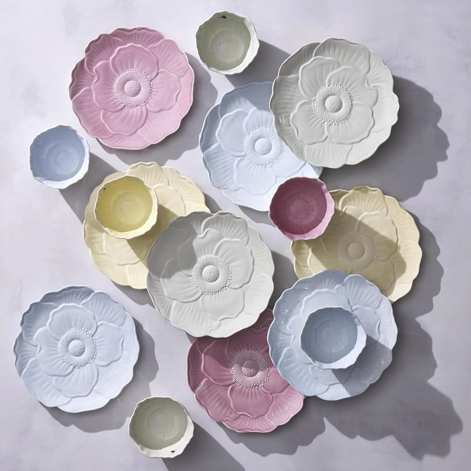 Lenox 897770 Butterfly Meadow Floral Accent Plates, Yellow, Set of 4