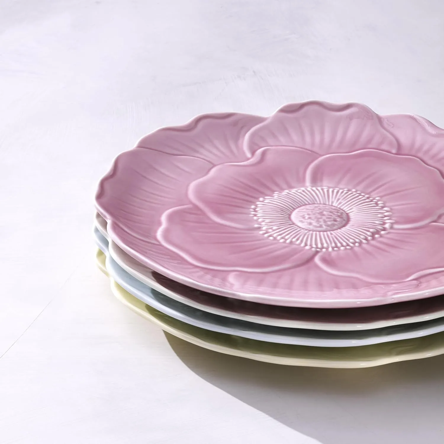 Lenox 897770 Butterfly Meadow Floral Accent Plates, Yellow, Set of 4