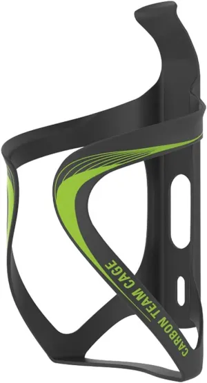LEZYNE Carbon Team Bike Cage, Extra Secure Carbon Fiber Cage, Layup Design, Bicycle Bottle Holder