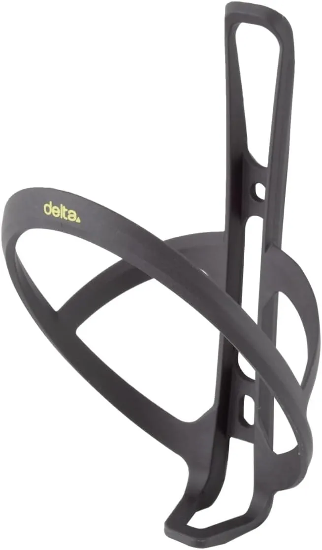 Lightweight Bike Water Bottle Holder by Delta Cycle - Bottle Cage Holder Mount - Compatible with Any Standard Water Bottle - Easy Installation Quickly Mounts to Any Bike