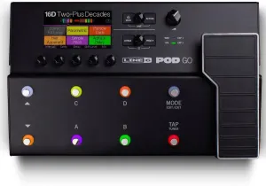 Line 6 POD Go Guitar Multi-Effects Pedal, Black