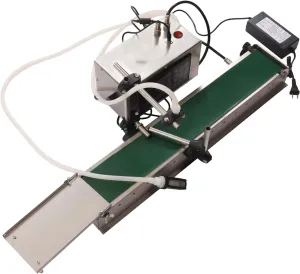 Liquid Filling Machine，Single Head Automatic Juice Sauce Bottle Tube Filling Machine,Digital Control Filler For Perfume Oil Water Juice (Heat Resistance)0.92gallon/min