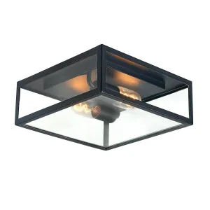 Lofoten 2 Light Flush - Flat     | Black