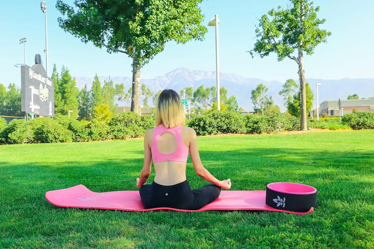 LOKATSE Home All Purpose Thick Yoga Mat with Carrying Strap High Density