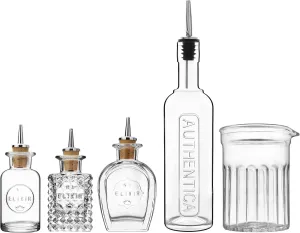 Luigi Bormioli Mixology 5-Piece Barware Set, 0, Clear