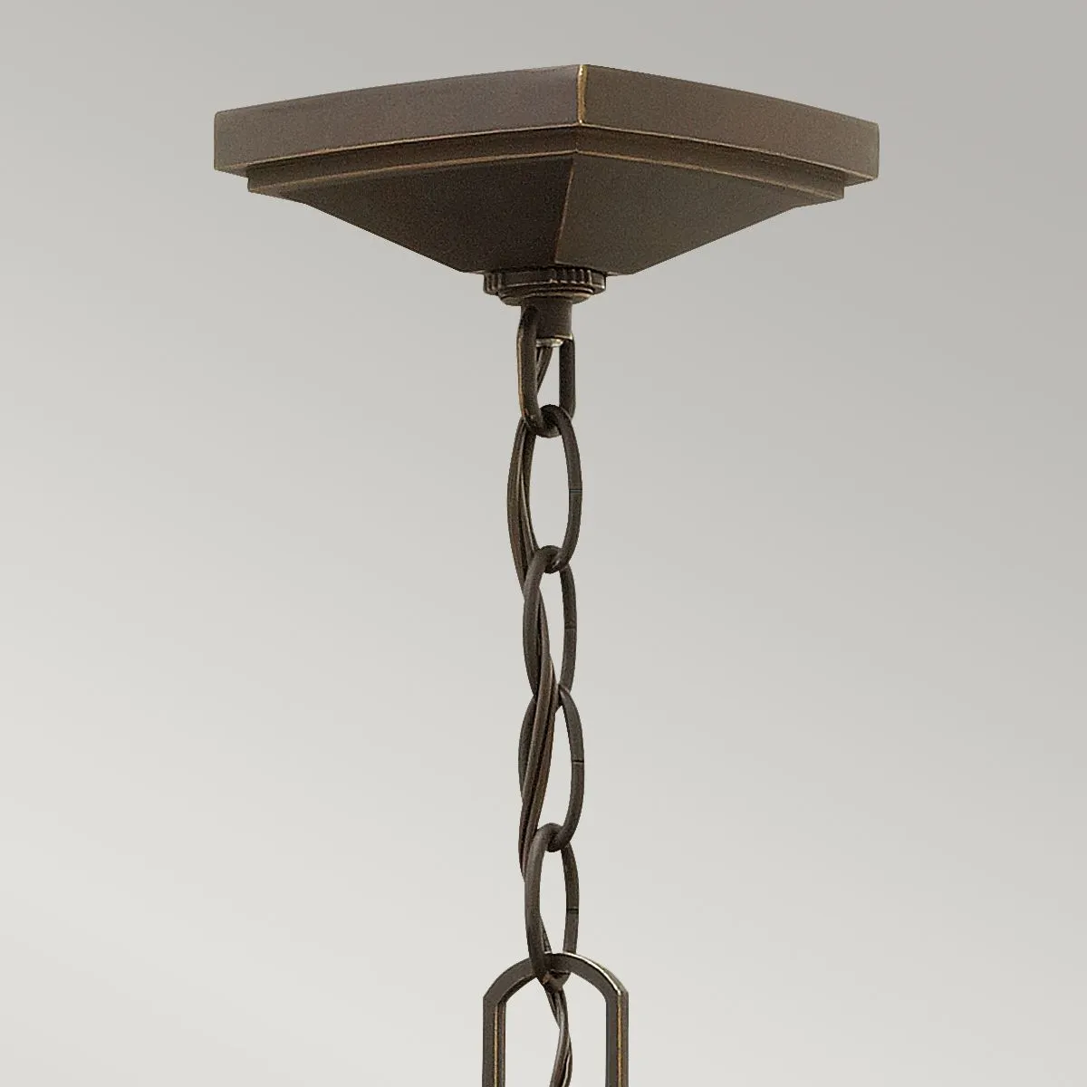 Manhattan 1 Light Chain Lantern | Oil Rubbed Bronze
