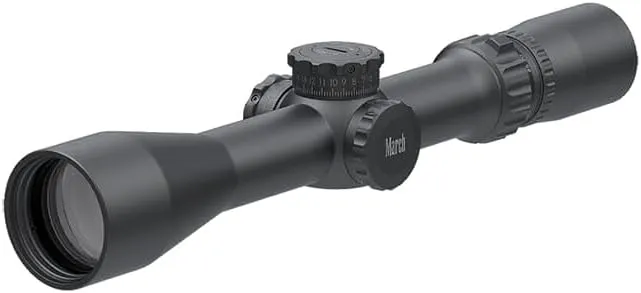 March Compact Tactical 2.5-25 x42 Riflescope, Di-plex Reticle, 1/4 MOA, 30 mm Tube, 100 MOA Elevation, Side Focus, Argon Filled, Water Repellent (D25 V42 T) (D25V42T-Di-plex)