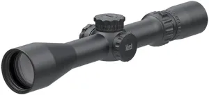 March Compact Tactical 2.5-25 x42 Riflescope, Di-plex Reticle, 1/4 MOA, 30 mm Tube, 100 MOA Elevation, Side Focus, Argon Filled, Water Repellent (D25 V42 T) (D25V42T-Di-plex)