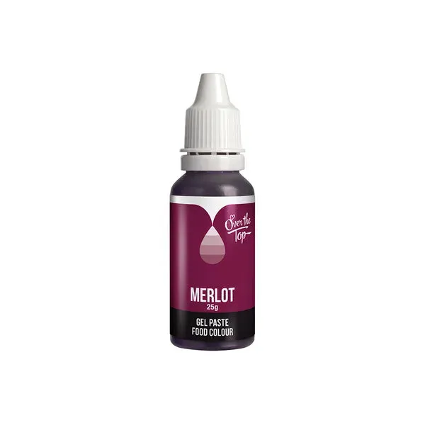 Merlot - Over the Top - Gel Food Colour 25g