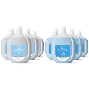 Method Gel Hand Soap Refill, Sweet Water, Recyclable Bottle, Biodegradable Formula, 34 oz & Gel Hand Soap Refill, Sea Minerals, 34 oz, 4 pack, Packaging May Vary