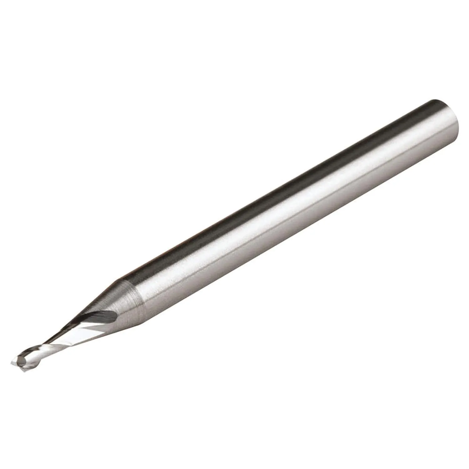 Micro 100 RME-016-2 Square End Mill, .016" Cutter Dia, .048" LOC, 2 Fl, 1/8" Shank Dia, 1-1/2" OAL, Uncoated