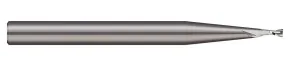 Micro 100 RME-025-2 Square End Mill, .025" Cutter Dia, .075" LOC, 2 Fl, 1/8" Shank Dia, 1-1/2" OAL, Uncoated
