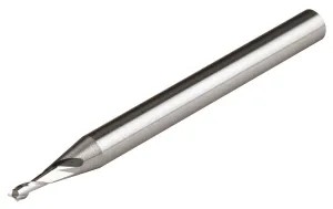 Micro 100 RME-025-2X Square End Mill, .025" Cutter Dia, .075" LOC, 2 Fl, 1/8" Shank Dia, 1-1/2" OAL, AlTiN